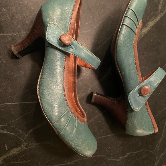 Steve Madden Mary Janes blue platform heels size 36 - Picture 3 of 4